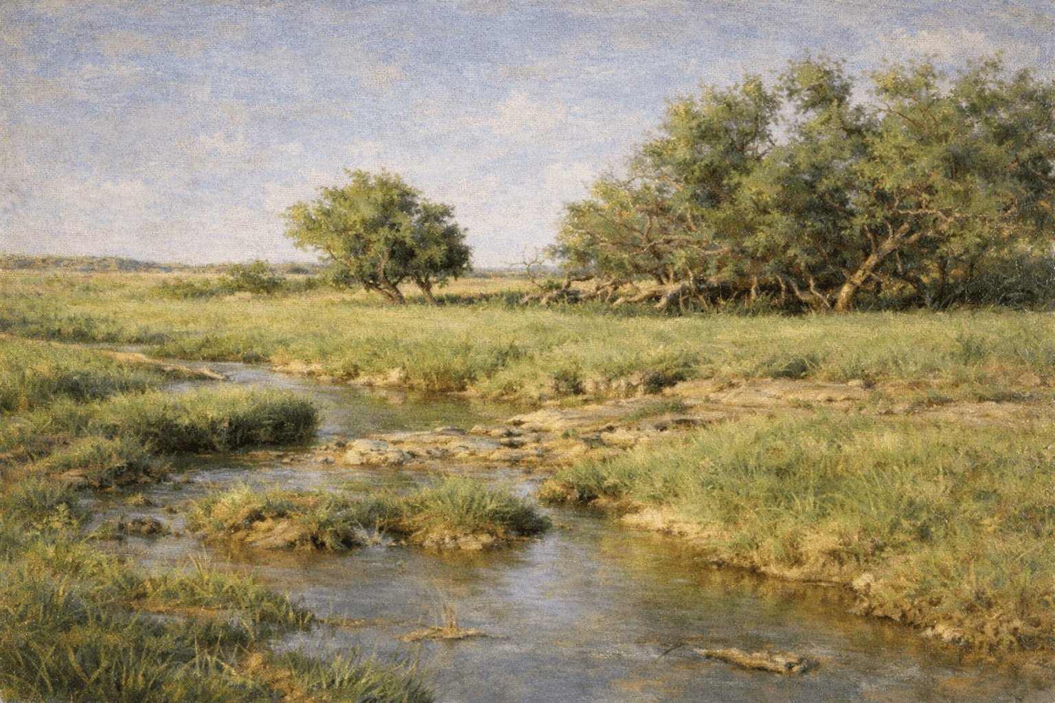 Creek and Cottonwoods